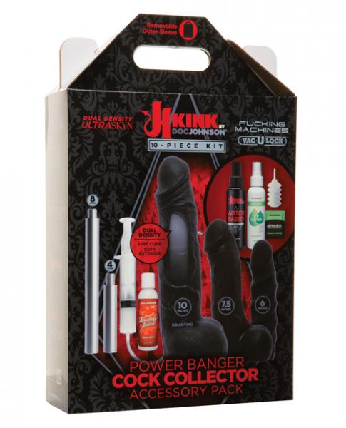 Vac-U-Lock Kink Power Banger Cock Collector 10 Piece Kit Sex Toy Product
