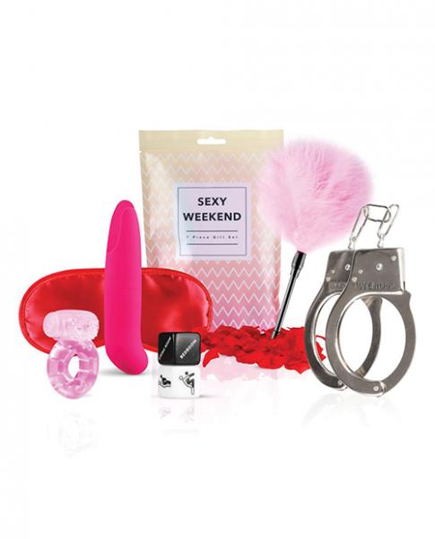Loveboxxx Sexy Weekend 7 Pc Gift Set – Pink