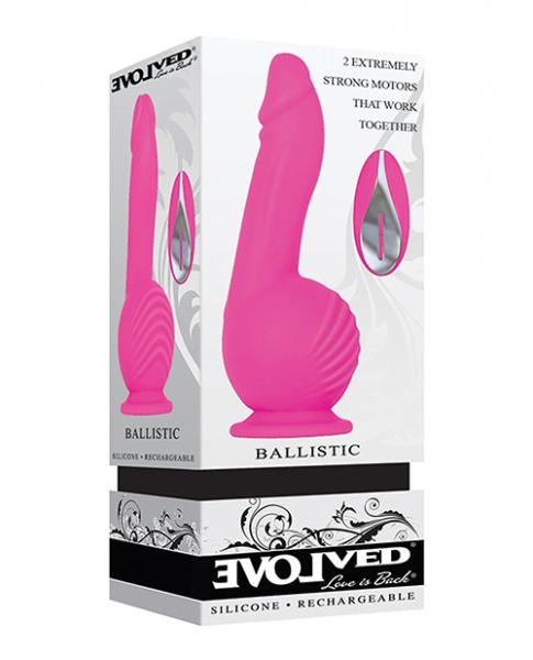 Evolved Ballistic Dildo - Pink Sex Toy Product