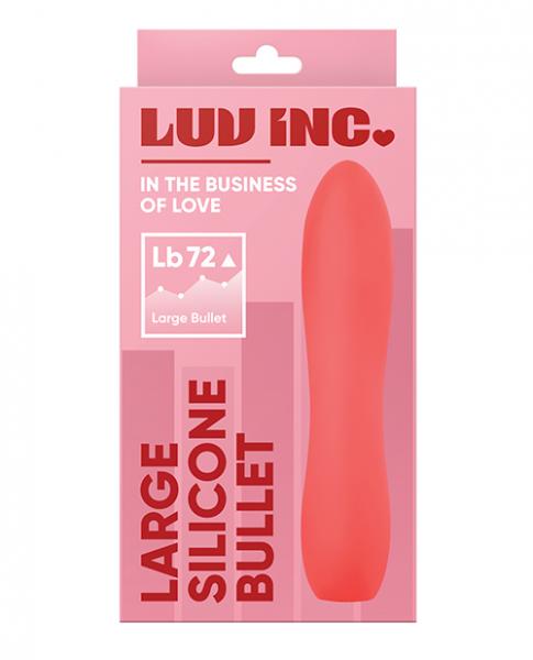 Luv Inc. Large Silicone Bullet – Coral