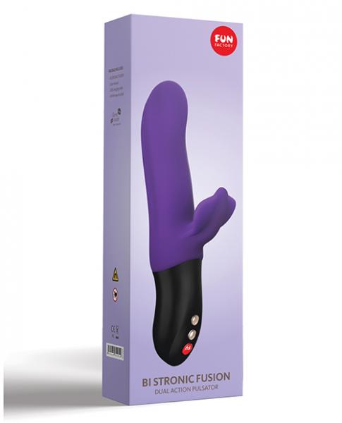 Fun Factory Bi Stronic Fusion Thrusting Vibrator Purple Sex Toy Product