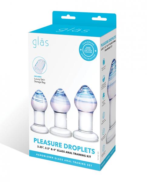 Glas Pleasure Droplets Anal Training Kit Sex Toy Product