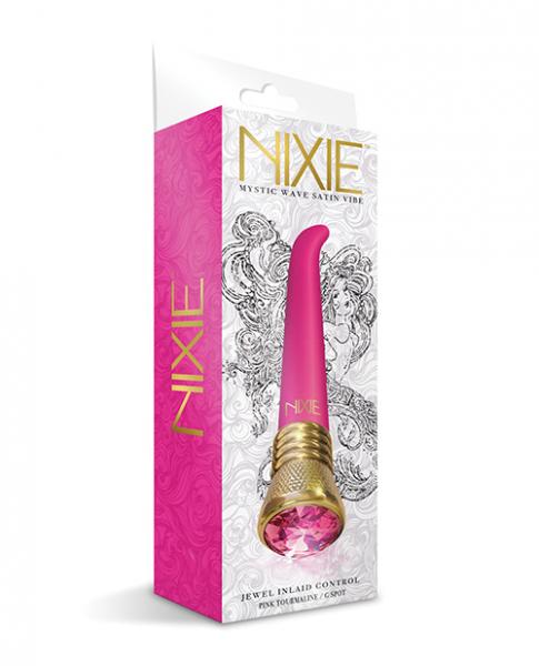 Nixie Mystic Wave Satin G-spot Vibe – 10 Function Pink Tourmaline