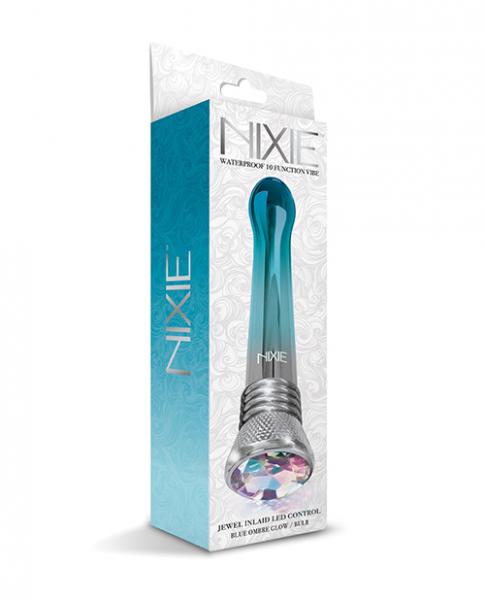 Nixie Waterproof Bulb Vibe  – 10 Function Blue Ombre Glow