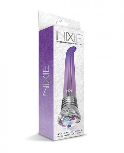 Nixie Waterproof G-spot Vibe  – 10 Function Purple Ombre Glow
