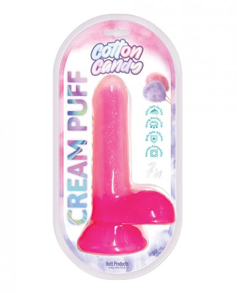 Cotton Candy Cream Puff 6" Dildo - Pink Sex Toy Product