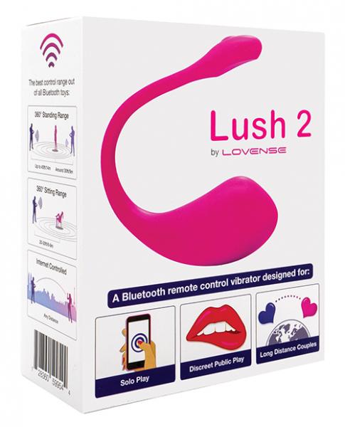 Lovense Lush 2.0 Sound Activated Vibrator – Pink