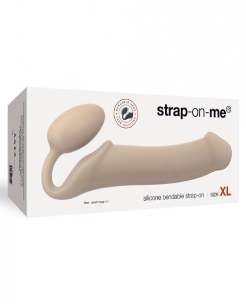 Strap On Me Silicone Bendable Strapless Strap On XL Beige Sex Toy Product