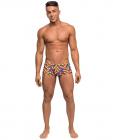 Pride Fest Contoured Pouch Mini Shorts Rainbow XL Image 4