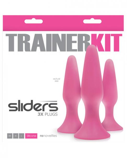 Sliders Trainer Kit 3 Pink Plugs Sex Toy Product