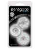 Renegade Chubbies 3 Pack Cock Rings Clear Sex Toy Product Image 2