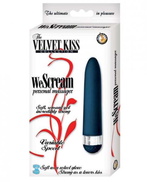 The Velvet Kiss We Scream Black Personal Massager Sex Toy Product