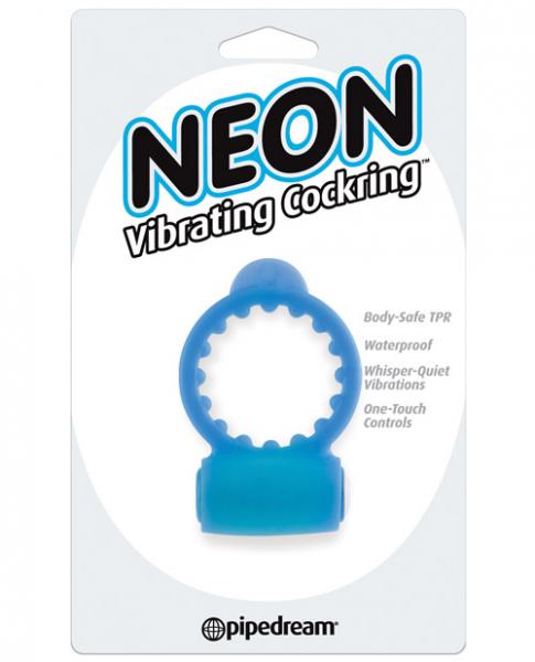 Neon Vibrating C Ring - Blue Sex Toy Product