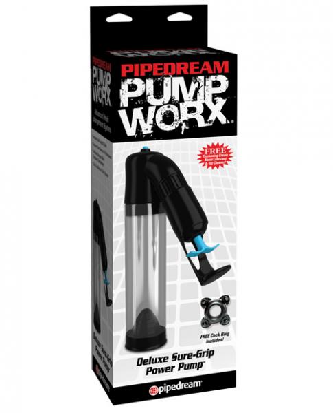 Deluxe Sure Grip Penis Pump Black Sex Toy Product