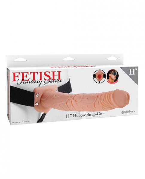 Fetish Fantasy 11 inches Hollow Strap On Beige Sex Toy Product