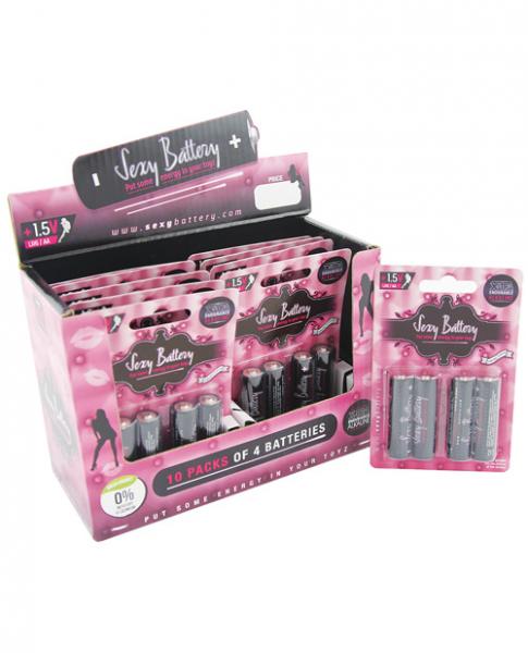 Sexy Battery AA Box Of 10 Four Packs Image 1