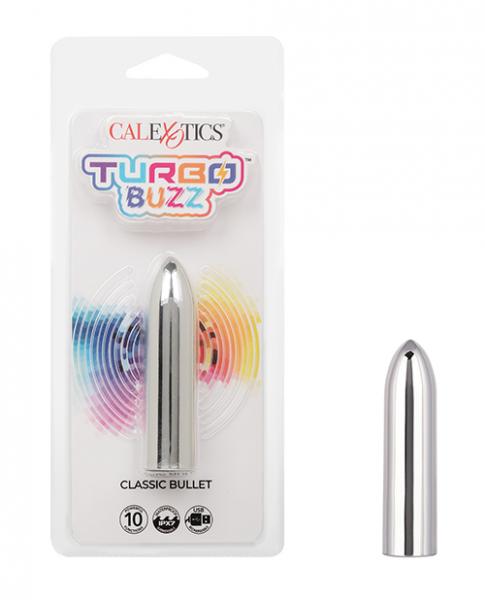 Turbo Buzz Classic Bullet Stimulator – Silver