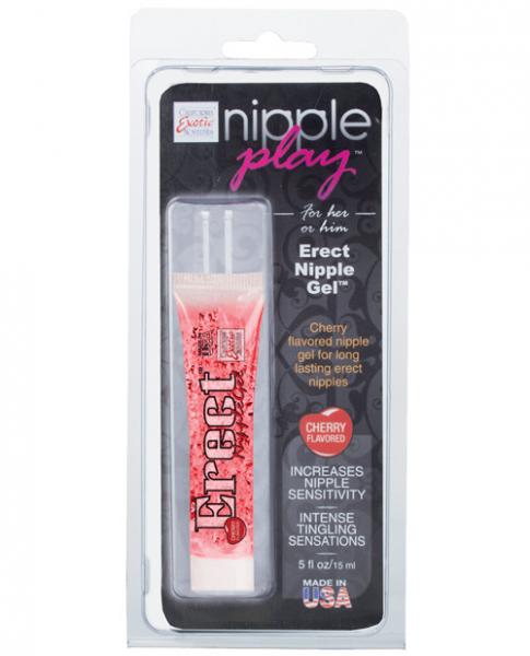 Nipple Play Erect Nipple Gel Cherry .5oz Sex Toy Product