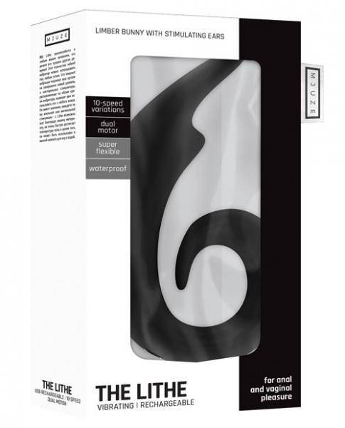 Mjuze The Lithe Black Bunny Vibrator Image 3