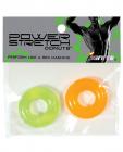 Power Stretch Donuts 2 Pack Orange/Green Rings Image 2