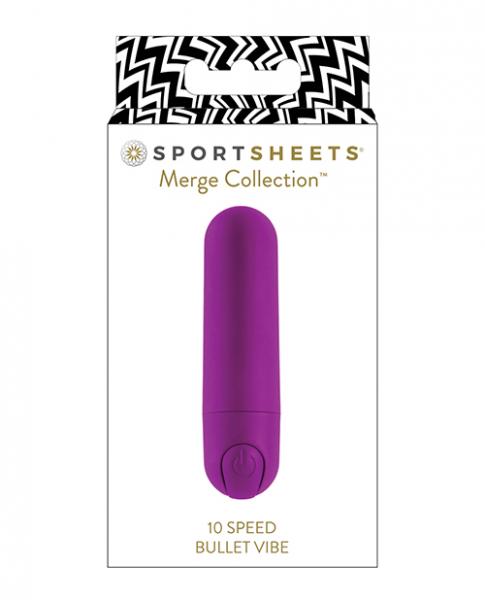 Sportsheets 10 Speed Bullet Vibe – Purple