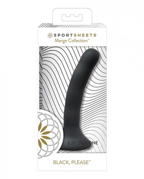 Sportsheets 5.75" Please Silicone Dildo – Black