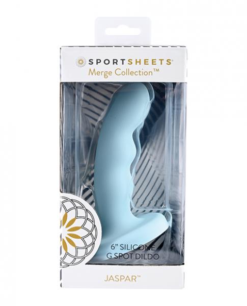 Sportsheets Jaspar 6" Silicone G Spot Dildo – Blue