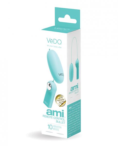 Vedo Ami Remote Control Bullet – Tease Me Turquoise