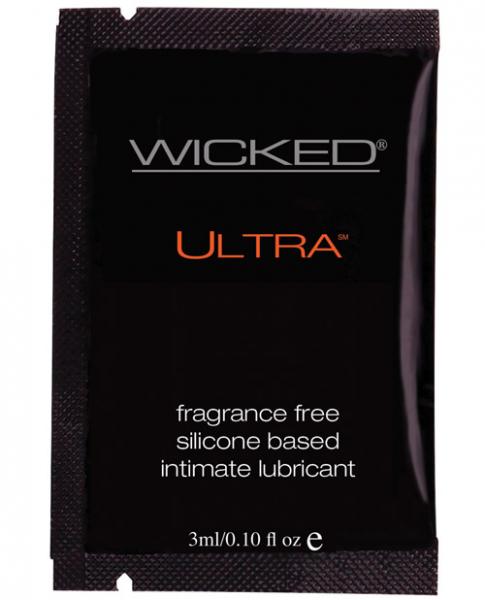 Ultra Silicone Based Lubricant - 3 ml. Packet Fragrance Free Sex Toy Product