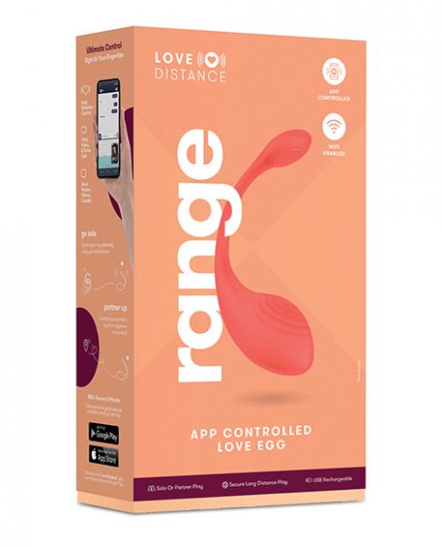 Love Distance Range App Controlled Love Egg – Coral