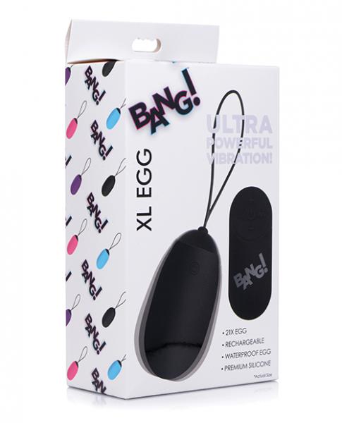 Bang! Xl Vibrating Egg – Black