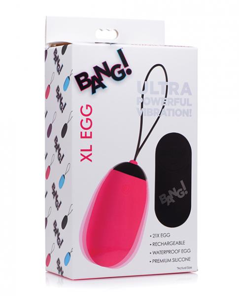 Bang! Xl Vibrating Egg – Pink