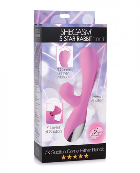 Inmi Shegasm Suction Come Hither Rabbit – Pink