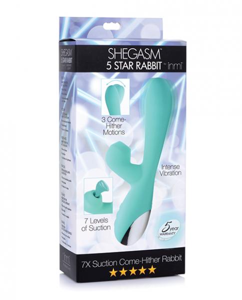 Inmi Shegasm Suction Come Hither Rabbit – Teal