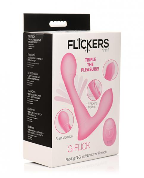 Inmi G-flick Flicking G-spot Vibrator Wremote – Pink