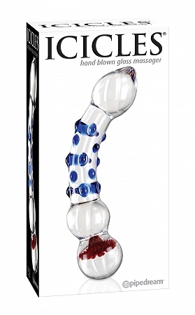 Icicles No. 18 Hand Blown Glass Massager	 Sex Toy Product