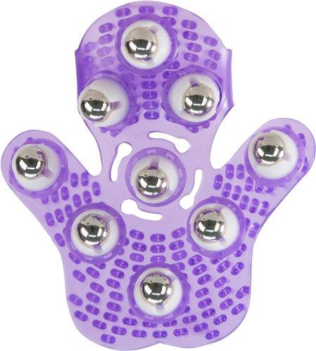Roller Balls Massager Purple Massage Glove Sex Toy Product