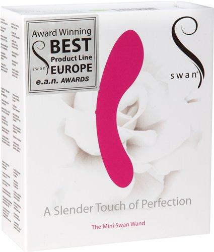 Mini Swan Wand 4.75 inches Pink Vibrator Sex Toy Product