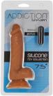 Addiction 100% Silicone Steven 7.5in Caramel Sex Toy Product