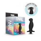 Anal Adventures Platinum Silicone Vibrating Prostate Massager 02 Black Sex Toy Product