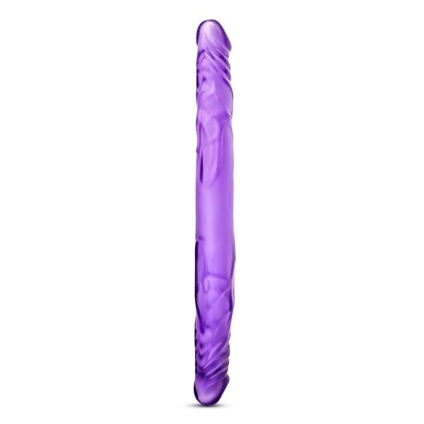 B Yours 14 inches Double Dildo Purple Image 2