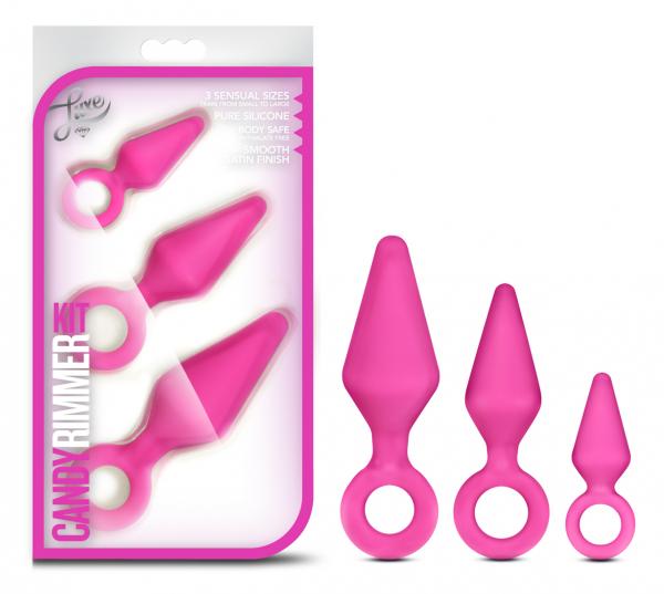 Candy Rimmer Kit Butt Plug Fuchsia Pink Sex Toy Product