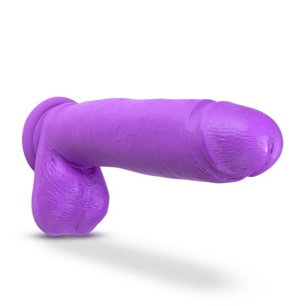 Neo Dual Density Dildo 11 In. Neon Purple Image 3