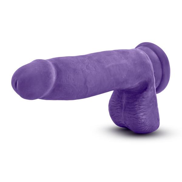 Au Naturel Bold Pleaser 7 In Dildo Purple Sex Toy Product