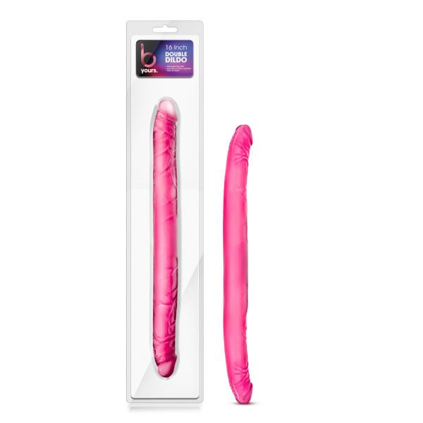 B Yours 16 inches Double Dildo Pink Image 4