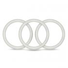 Performance VS3 Pure Premium Silicone Cockrings Large White Image 5