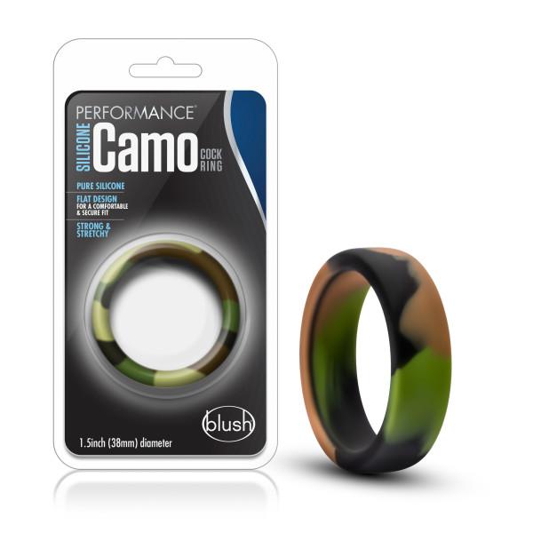 Performance Silicone Camo Cock Ring Green Camoflauge Image 4