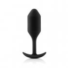 B-Vibe Snug Plug 2 4 ounces Weight Black Sex Toy Product