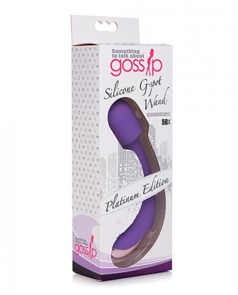 Gossip Silicone G-spot Mini Wand Rechargeable Violet