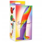 Simply Sweet Rainbow Silicone Dildo Sex Toy Product